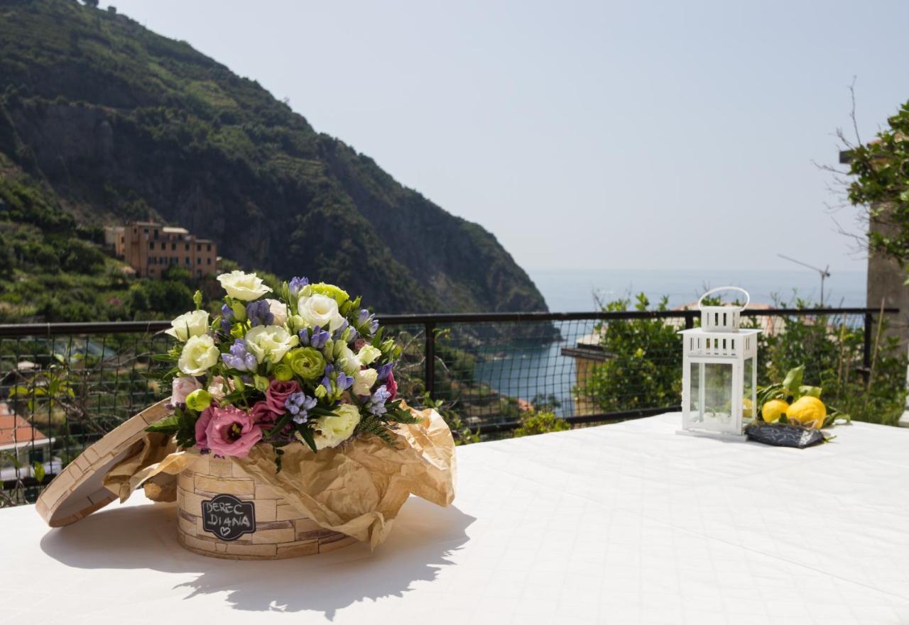 Villino Caterina House: Big Terrace Seaview Apartment Riomaggiore Bagian luar foto