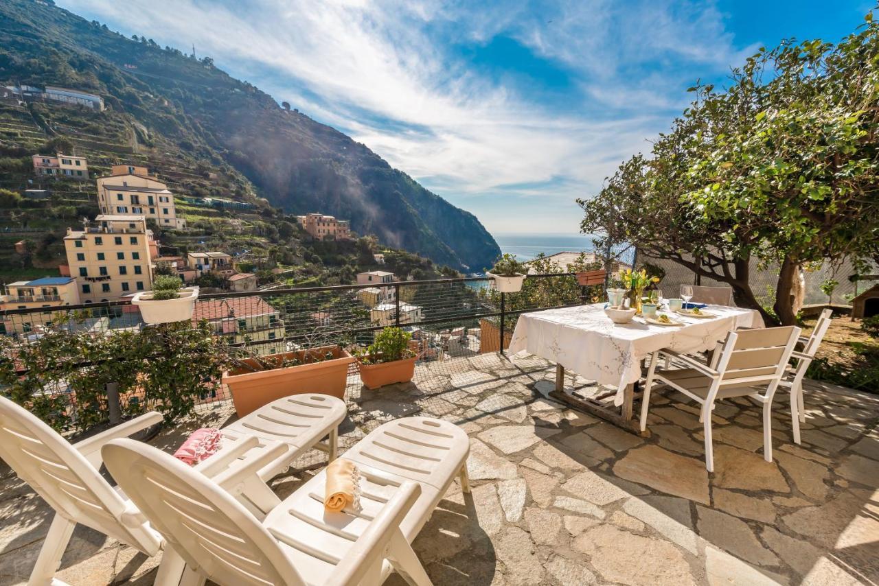 Villino Caterina House: Big Terrace Seaview Apartment Riomaggiore Bagian luar foto