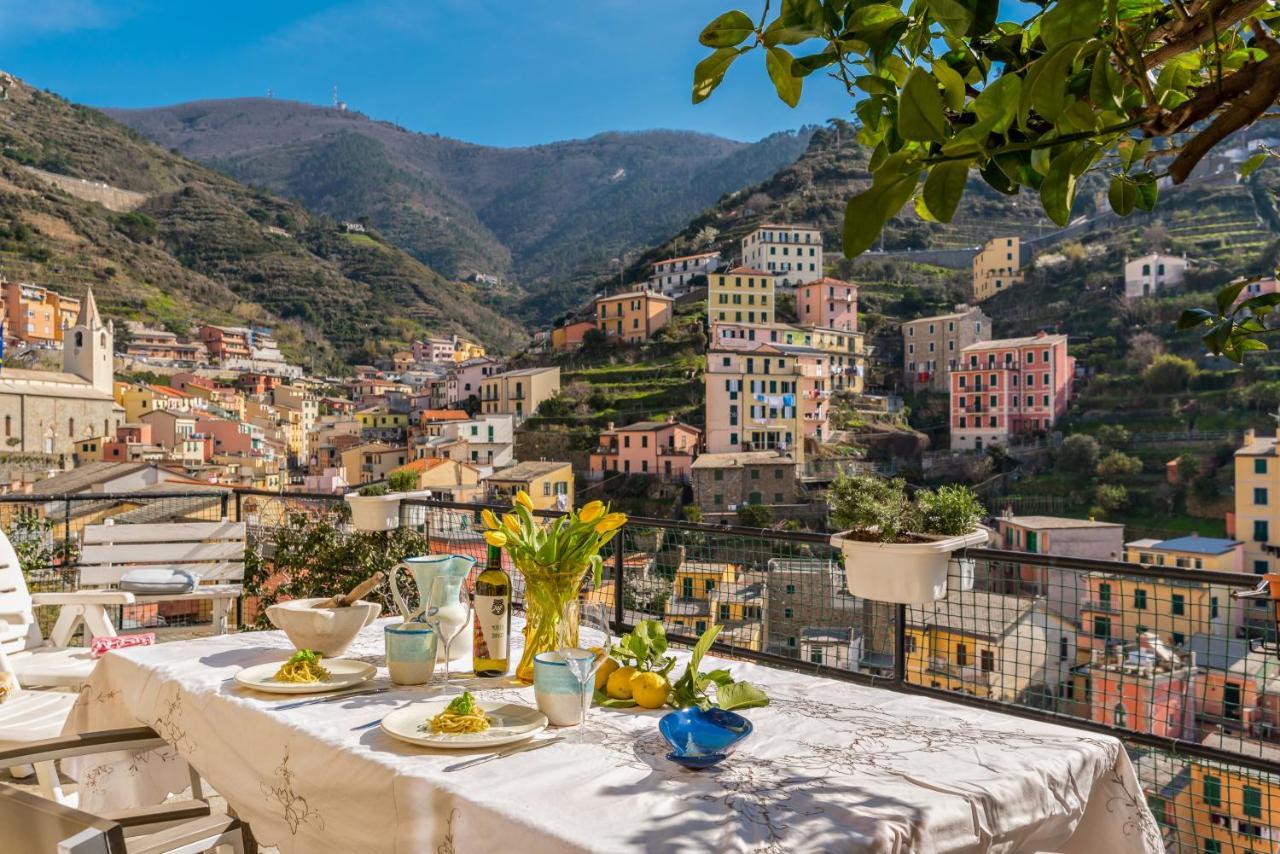 Villino Caterina House: Big Terrace Seaview Apartment Riomaggiore Bagian luar foto